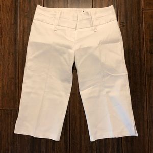 Maurice’s white dress shorts